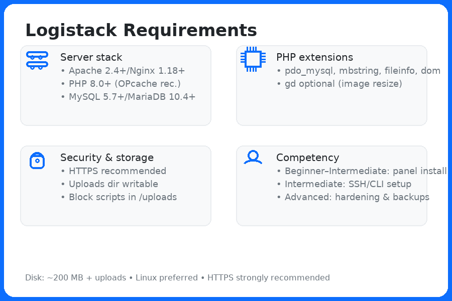Logistack overview